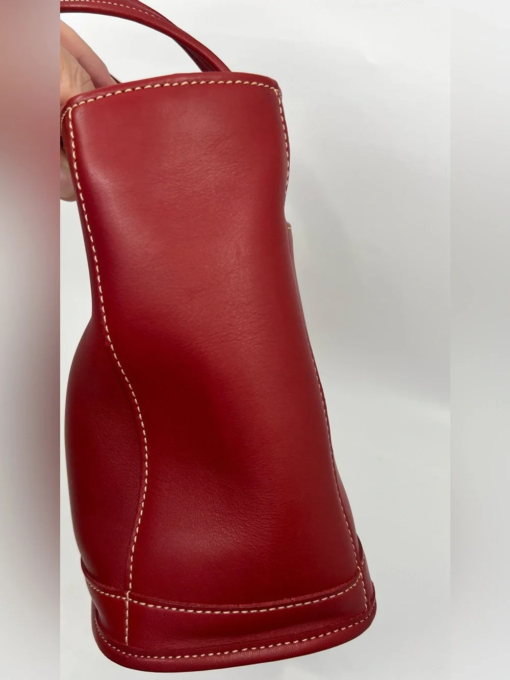 Vintage Coach 9303 Bleecker Satchel Red Glove Tanned Leather USA